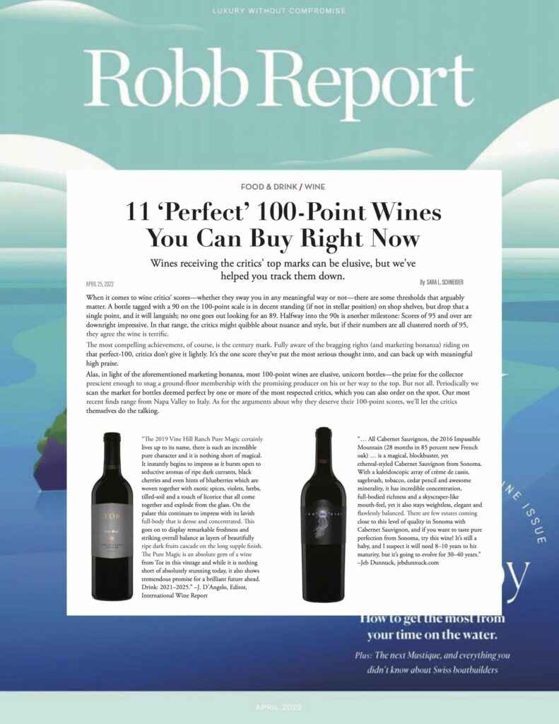 2022 April Robb Report: Immortel